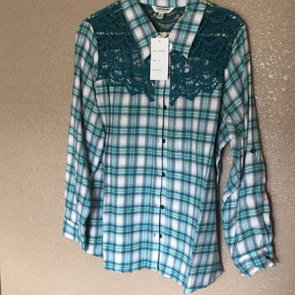 Western Plaid Top - Picture 1 of 4